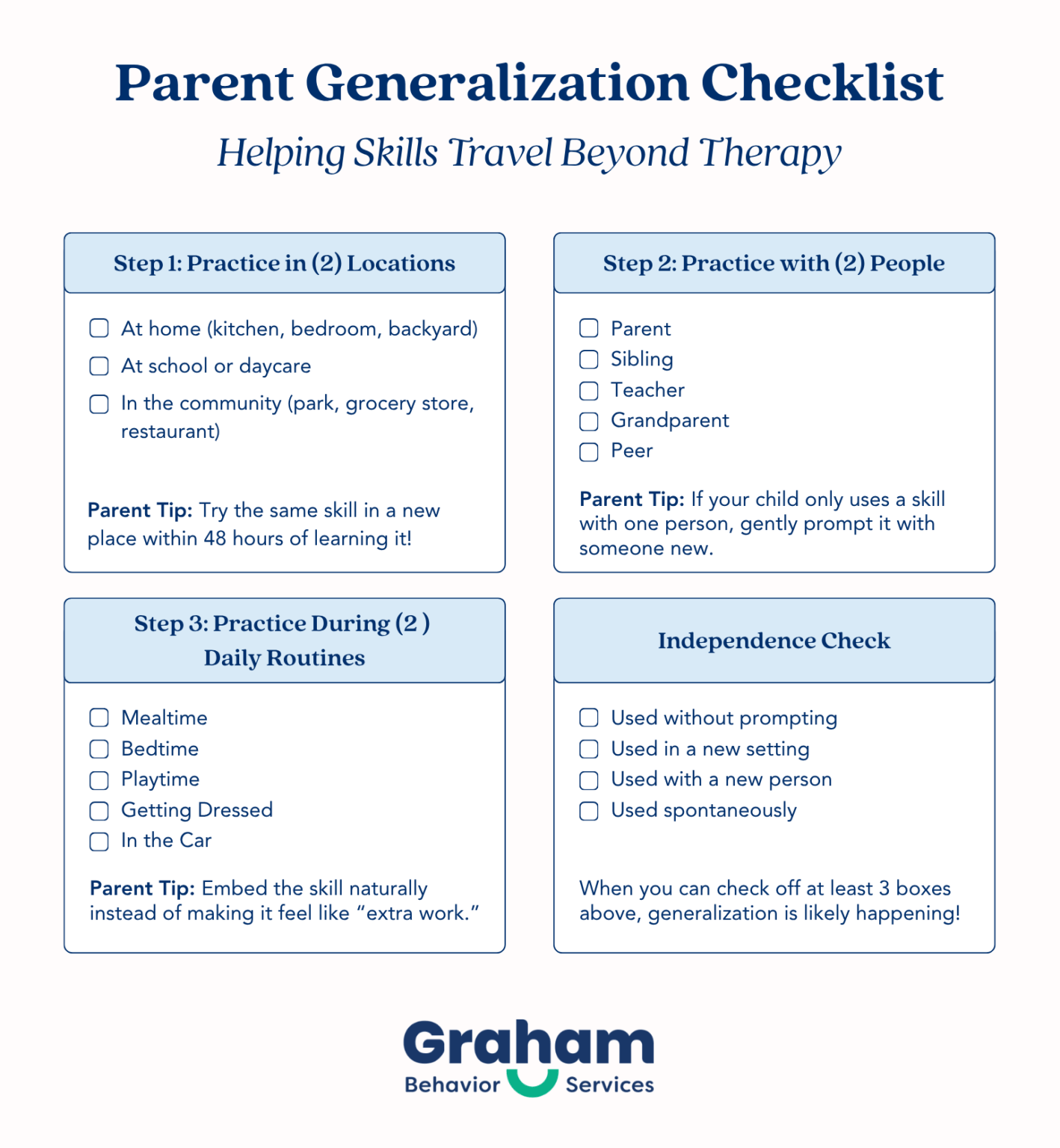 Generalization in ABA Therapy: How Skills Carry Over to Real Life ...